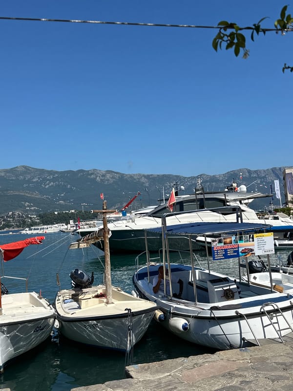 Ordinary summer day unfolds in Budva tourist district