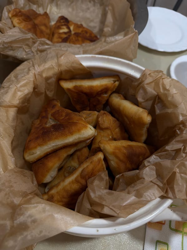 Casual afternoon outing with pastries and family time in Chaikovsky