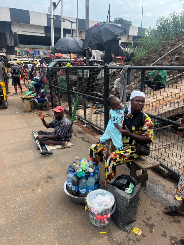 Daily life documented outside Atlantic Plaza building
