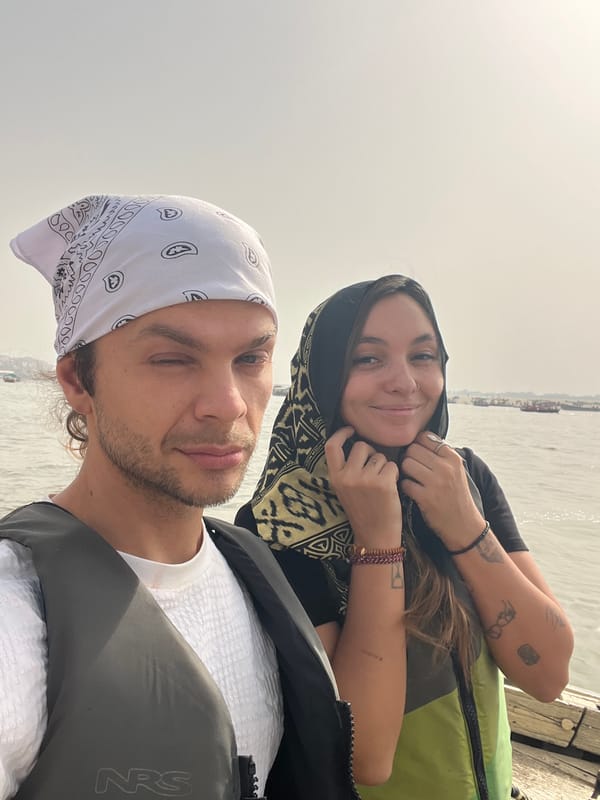 Morning boat activity documented along Varanasi's Ganges River ghats