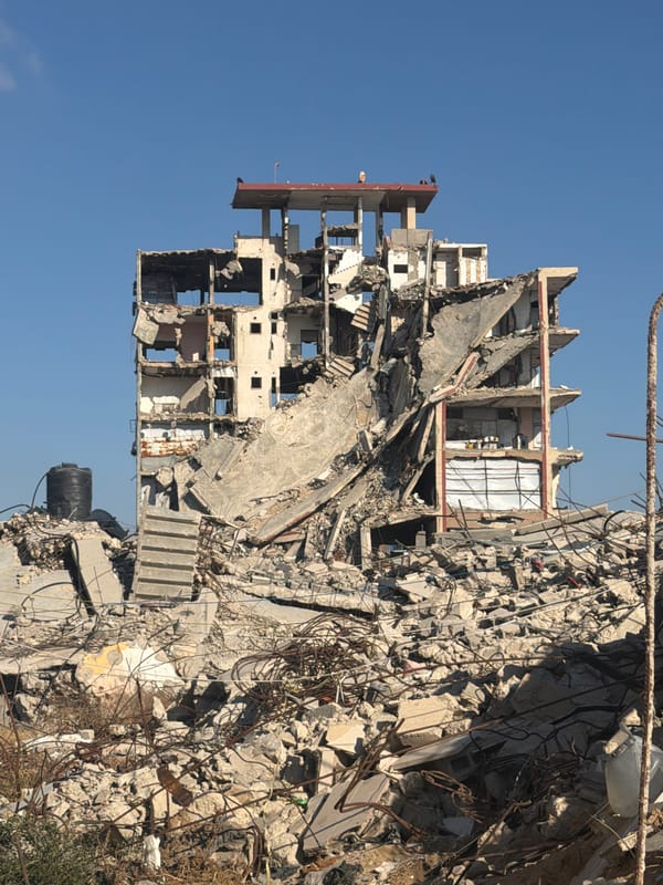 Building partially collapses in Jabalia, Palestinian Territories