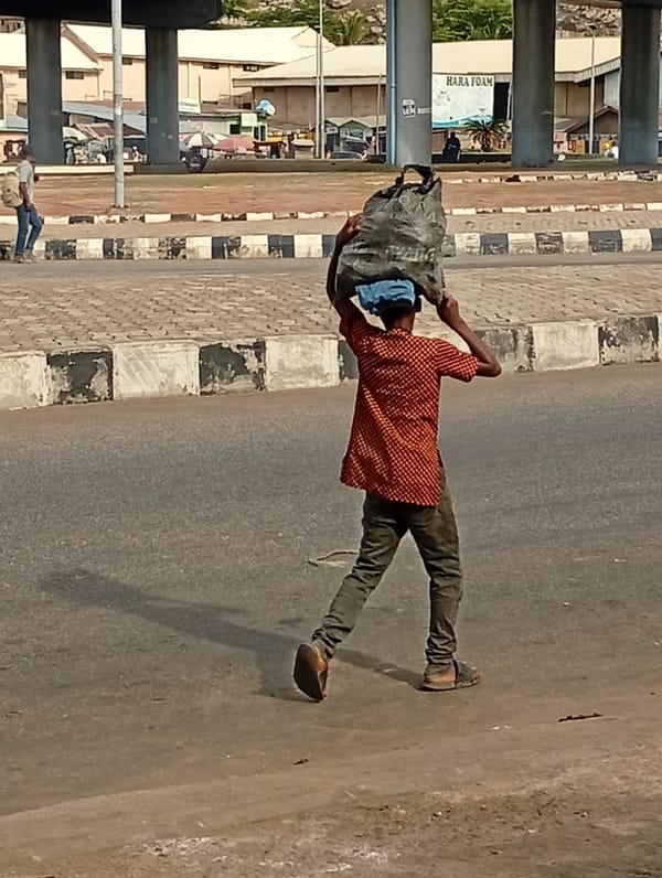 Morning street life documented in Lokoja, Nigeria