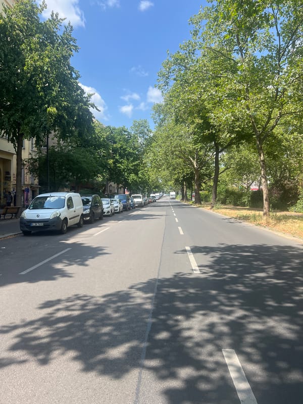 Street-level stroll through a graffiti-rich Berlin neighborhood
