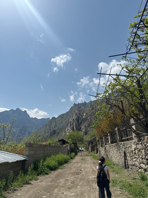 Rural scenes documented in Armenian border village of Agarak