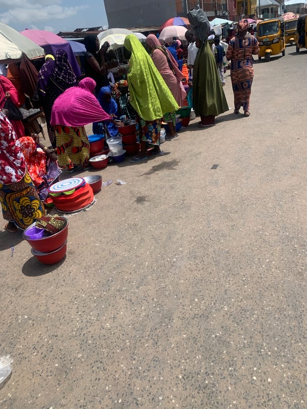 Market day unfolds in Jalingo Nigeria streets