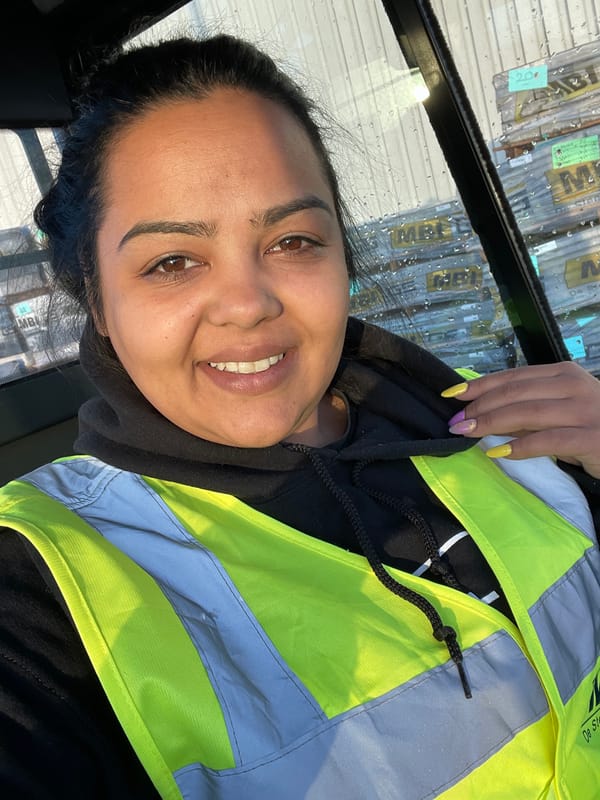 Heavy rain documented by workers in Kampen vehicles