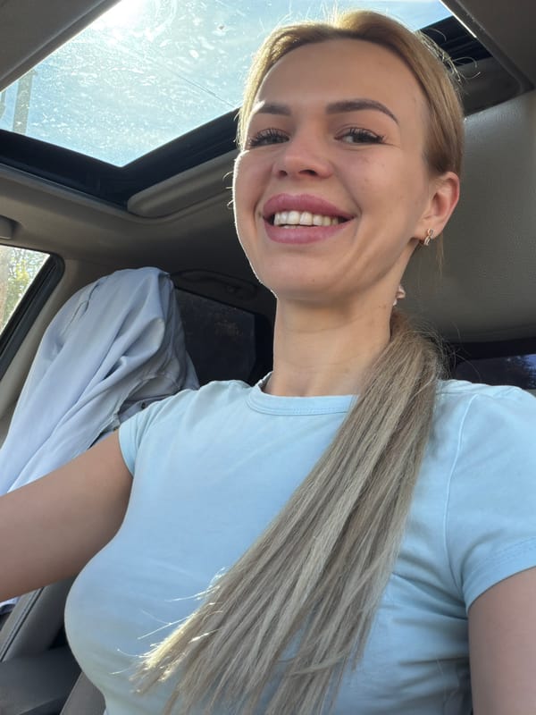 Quick car selfie session in Kyiv on a summer morning
