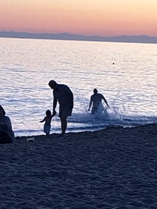 Dusk along the Alanya coast, beach and waterfront scenes