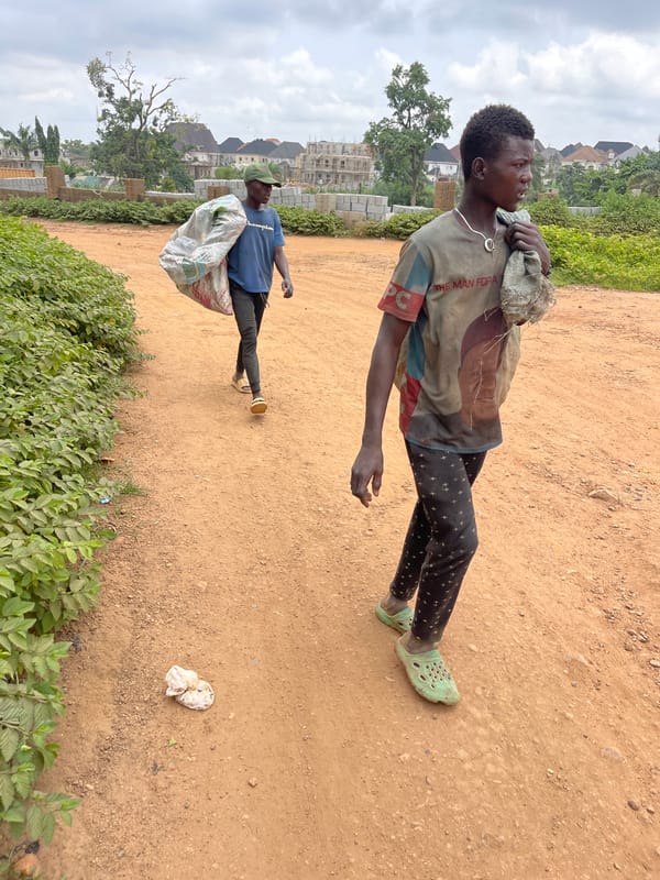 Street life and construction activity across Abuja