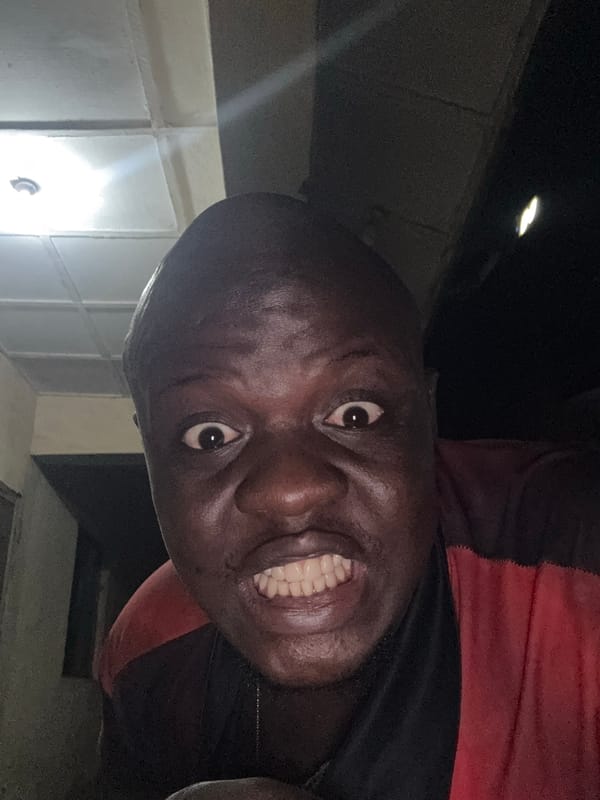 Portrait of smiling man captured in Minna, Nigeria