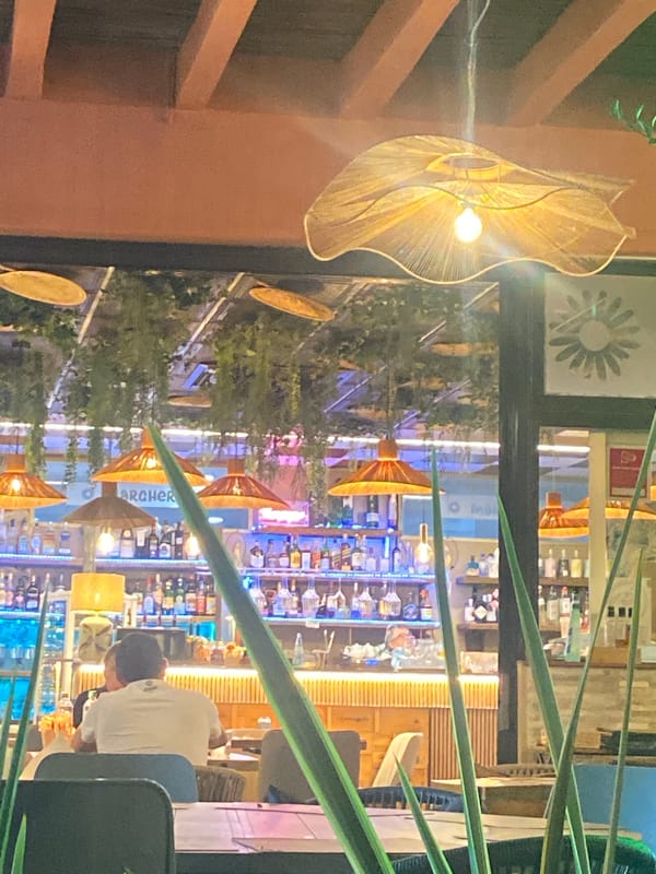 A summer evening wandering Estepona's bars, streets, and shops