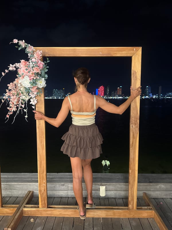 Nighttime beachfront scenes documented in Nha Trang, Vietnam
