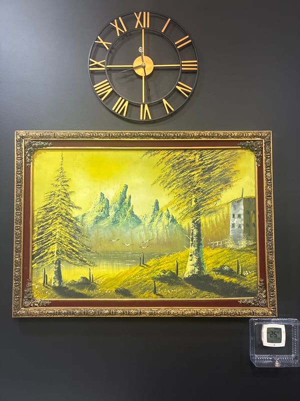 Late-night selfie captured in Jesús del Monte interior setting