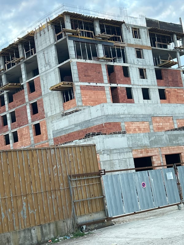Early morning selfie taken at Plovdiv Business Park construction site