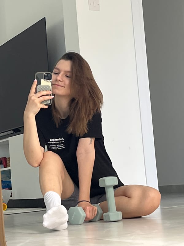 Home workout and cooking session captured in Limassol residence