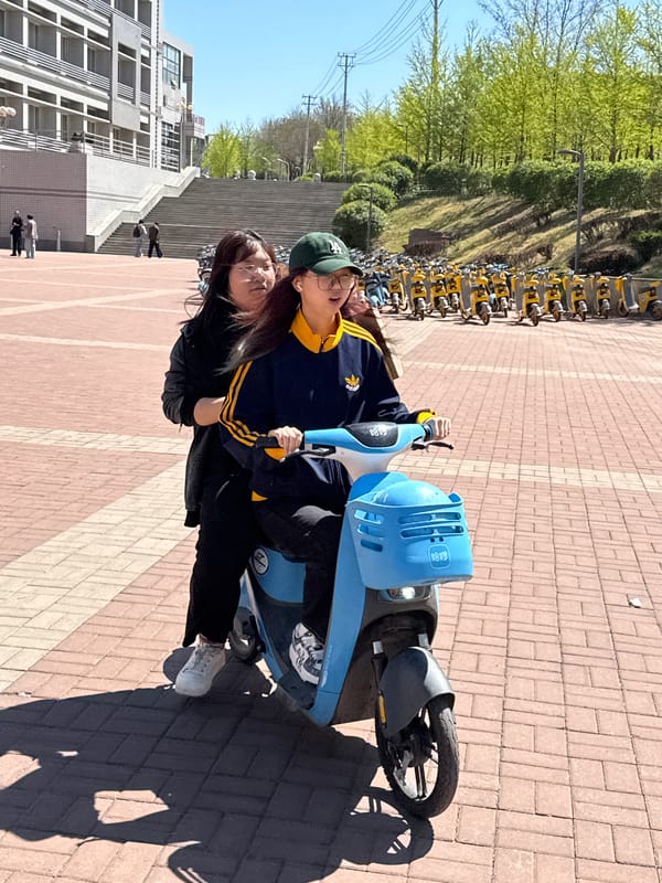 Sunny day scenes documented in Zhongtun, China