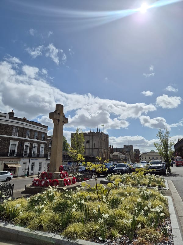 West Suffolk street scenes and war memorial documented
