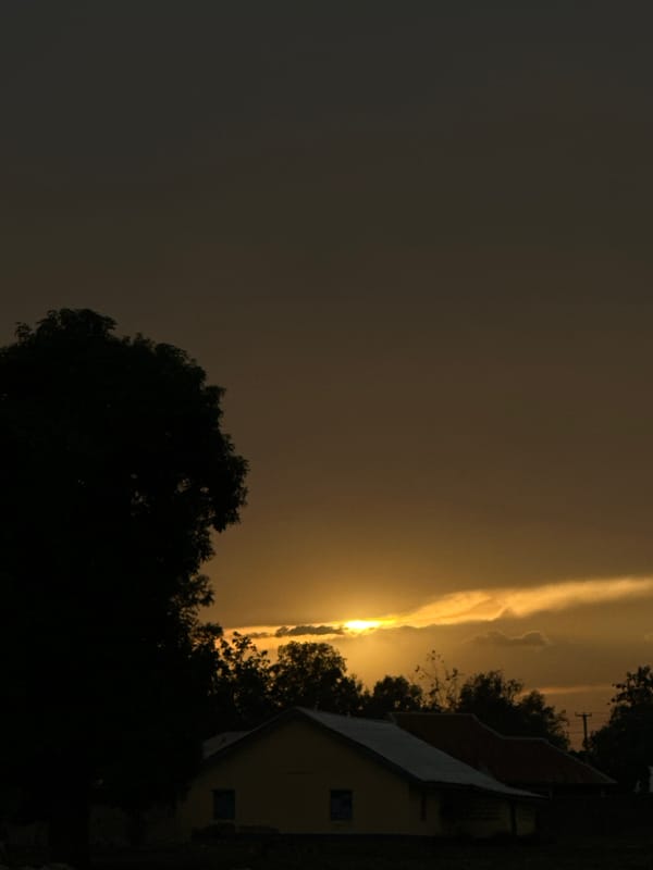 Sunset documented in Bukuru, Nigeria on May 14