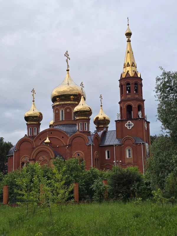 Afternoon stroll documented across Chaikovsky Russia parks churches tea ceremony