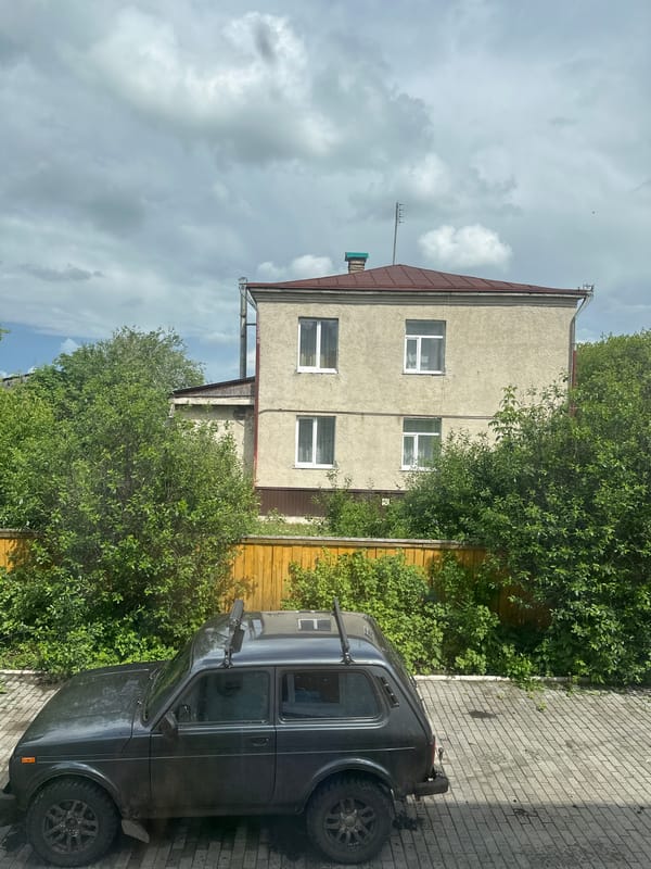 Domestic life documented in Yaroslavka, Russia morning scenes