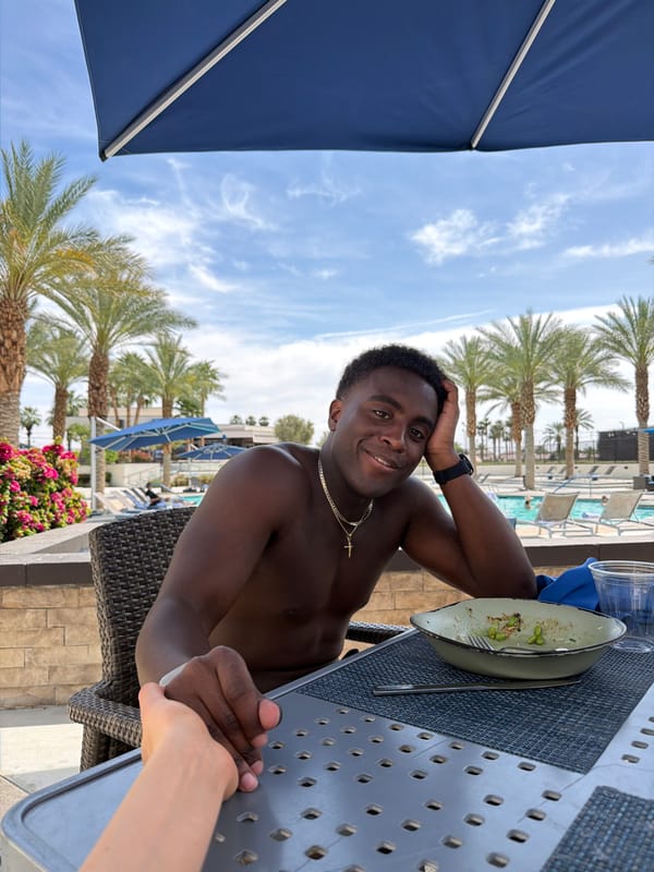 Man exercises at La Quinta wellness facility near tennis courts