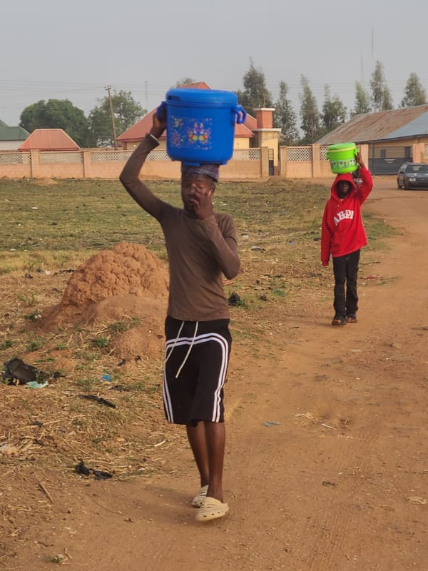 Morning scenes captured in Nigerian village show daily routines