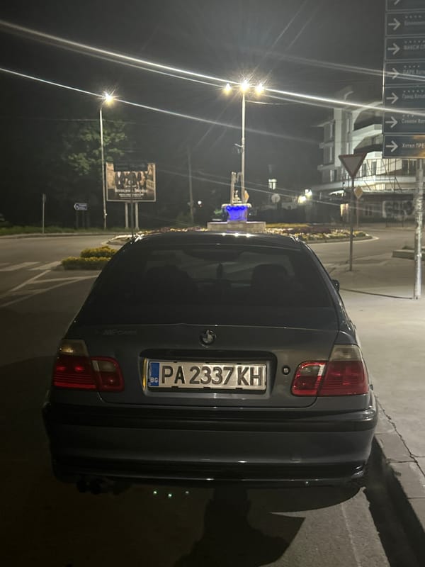 BMW spotted parked on Velingrad street during evening hours