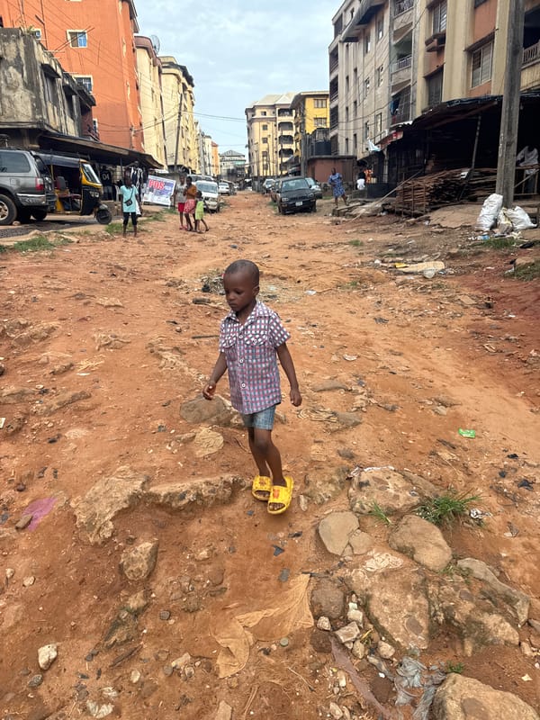 Daily life unfolds on Onitsha streets during April afternoon