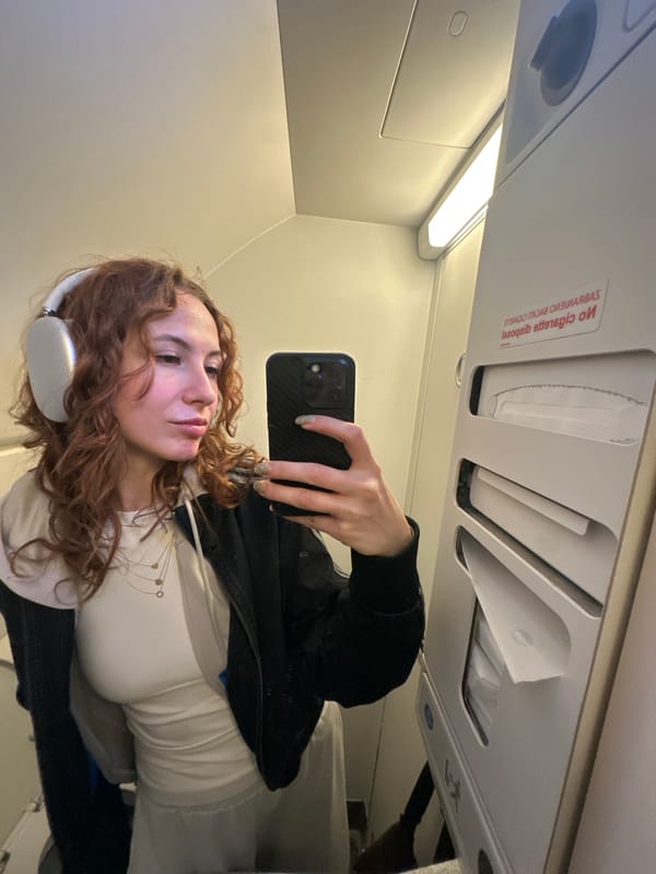 Woman Takes Selfie on Flight Near Podgorica