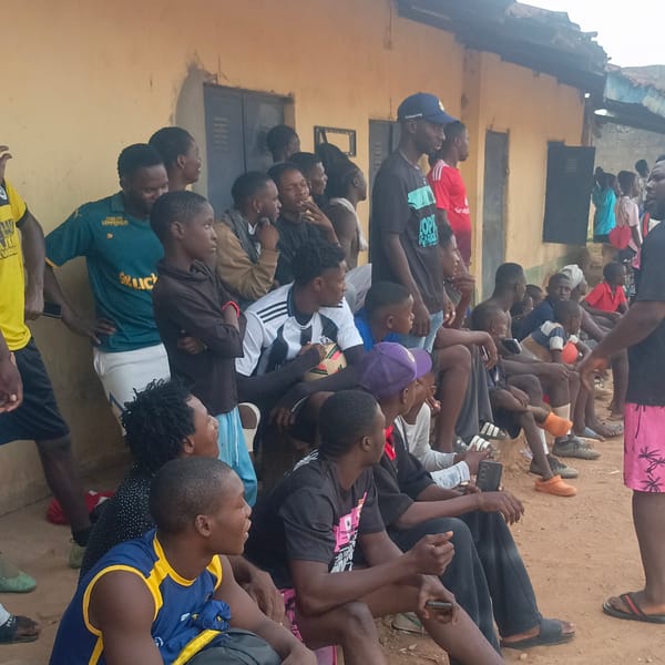 Community soccer gathering draws dozens in Akwanga, Nigeria