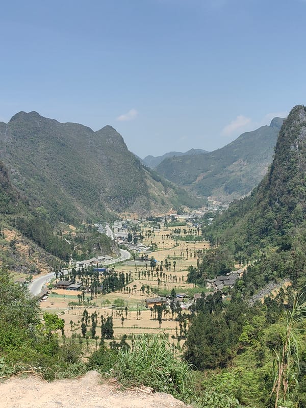 Valley landscape captured in Sà Phìn Commune Vietnam