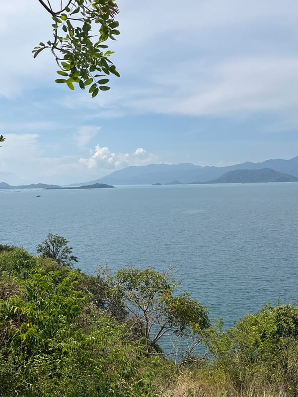 Morning coastal views captured at Nha Trang Bay, Vietnam