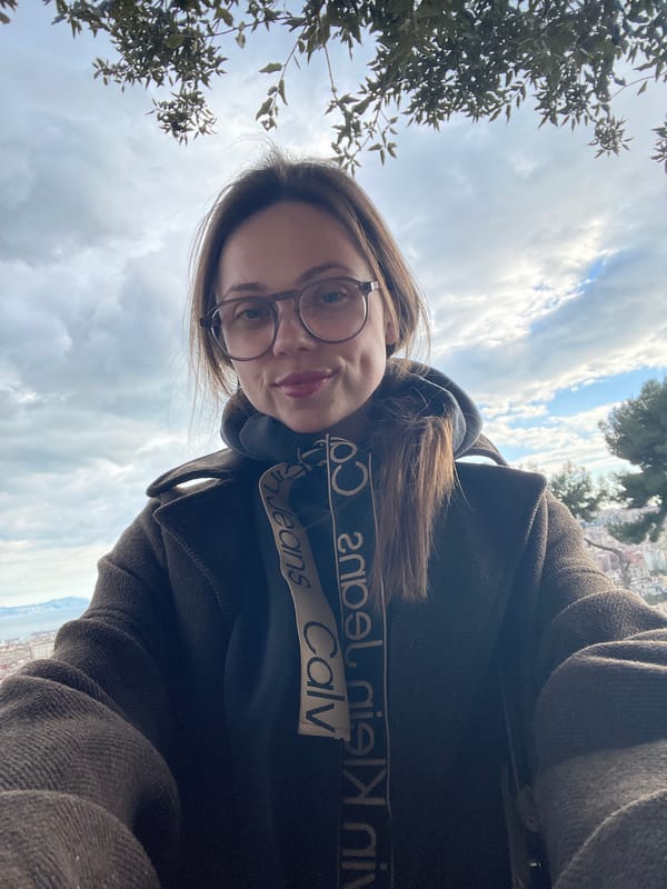 Tourist documents 90-minute walking tour of Naples landmarks