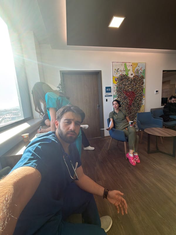 Modern waiting area documented in Sofia medical facility