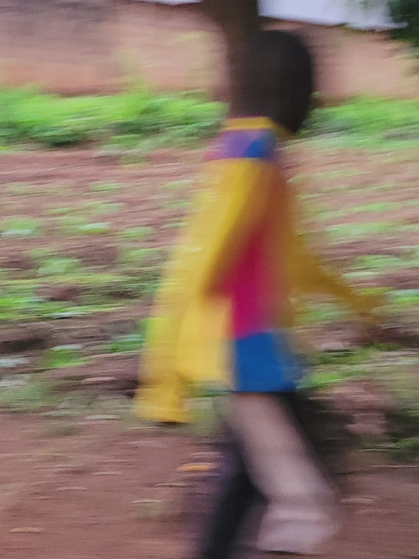 Person in camouflage photographed near palm tree in Bukuru
