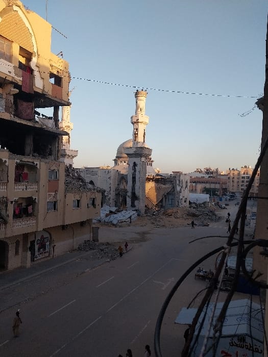 Khan Yunis destruction and civilian resilience documented February 2026