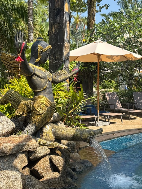 Resort details and accessibility signage observed in Khok Kloi