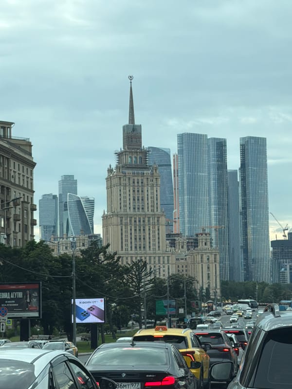 Moscow afternoon: streets, flowers, and museum interiors