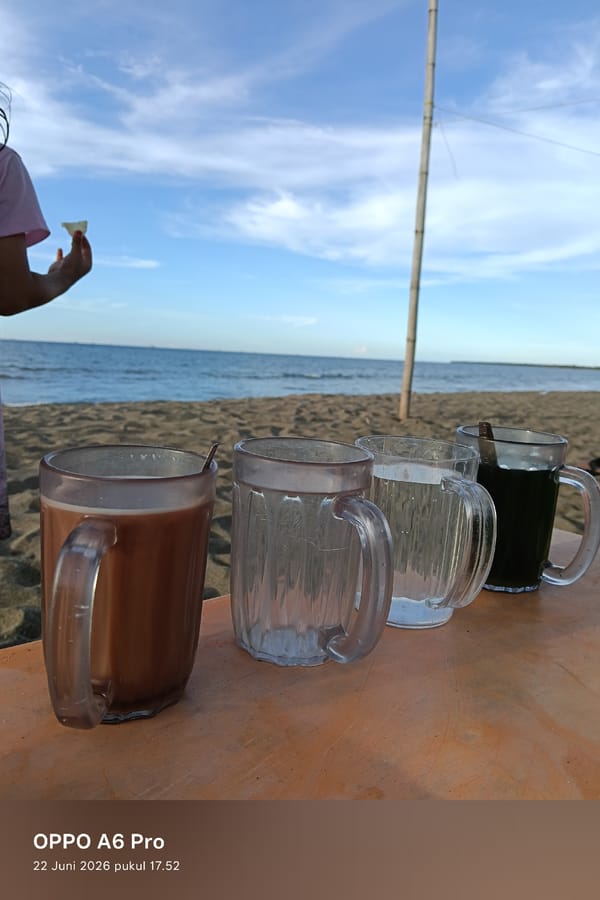 Beachside life in Rheumbaroh: drinks, ropes, and open water