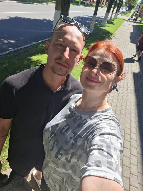 Summer day in Myadzyel with cats, streets, and sunshine