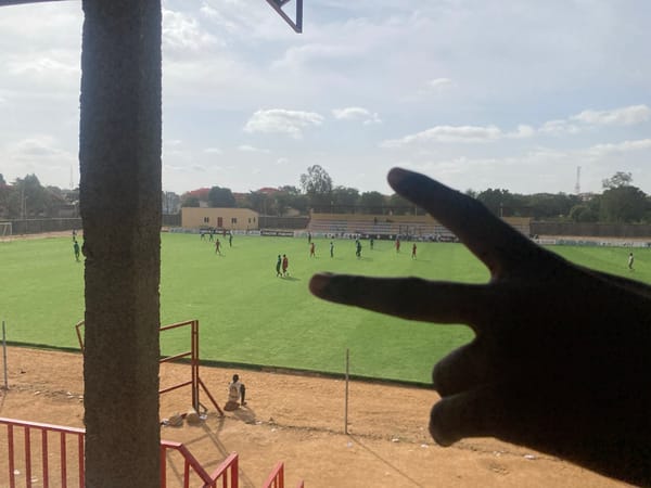 Football match proceeds under stormy skies in Tudun Wada