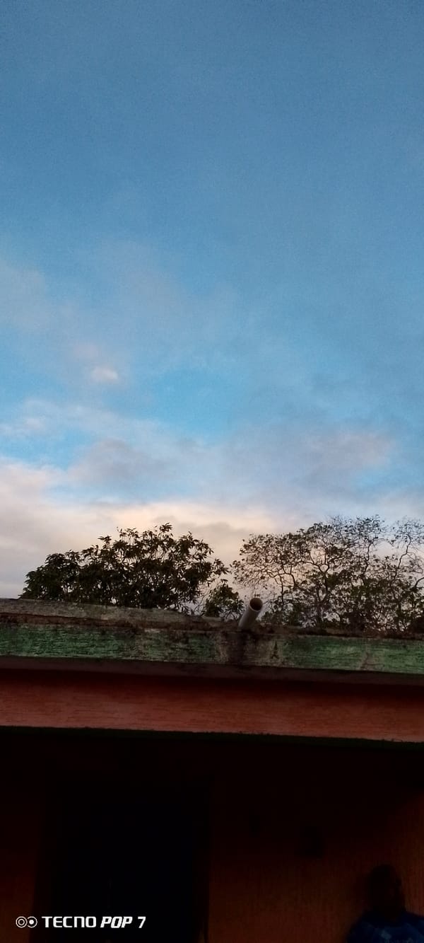 Morning sky watching session in Altagracia, Venezuela
