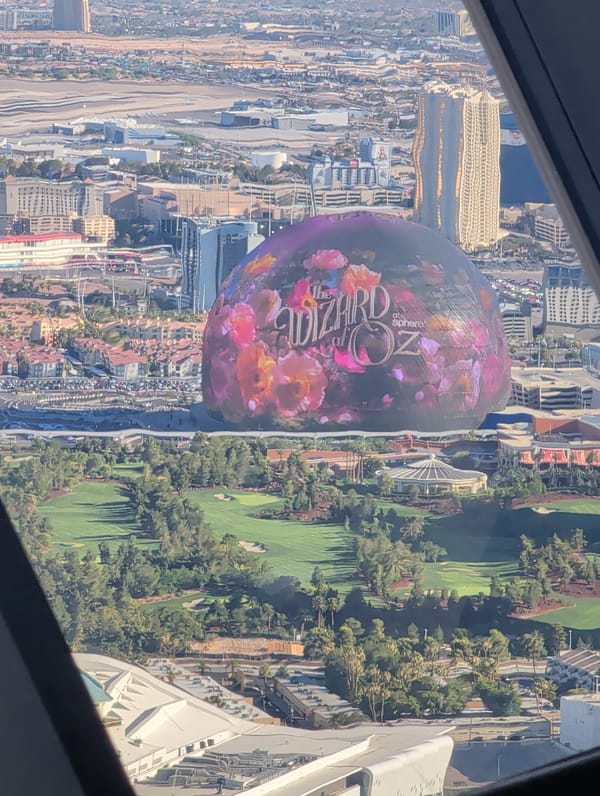 Las Vegas Sphere glows with floral display on July 4th