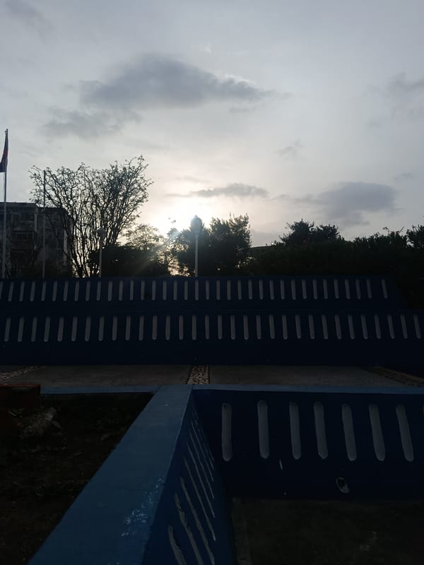 Evening documentation of Juan Griego landmarks and community activities