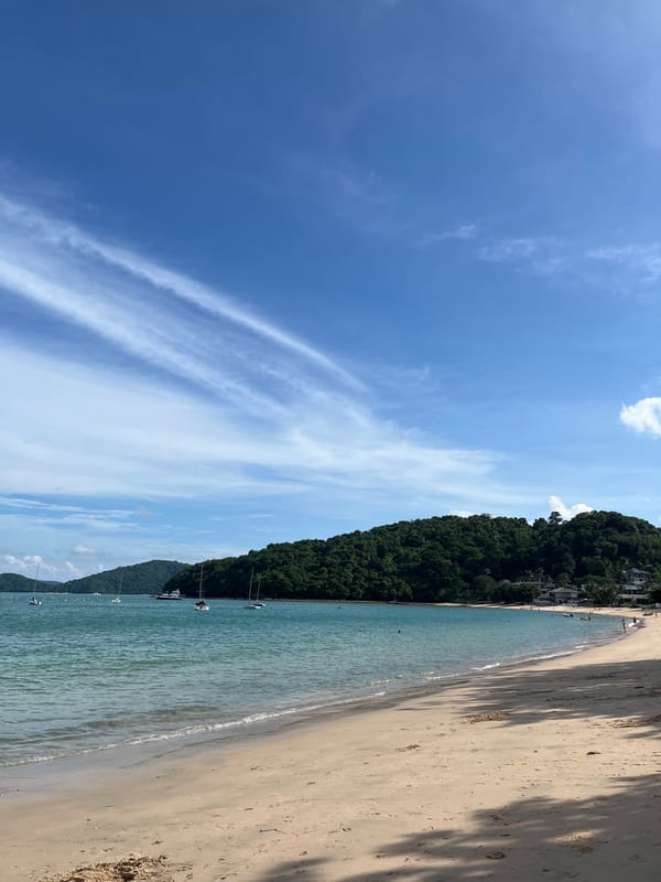 Beach day at Karon Beach, Wichit Thailand
