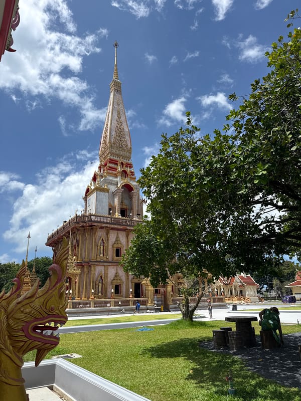 Morning visit to Wat Chalong temple complex, Phuket