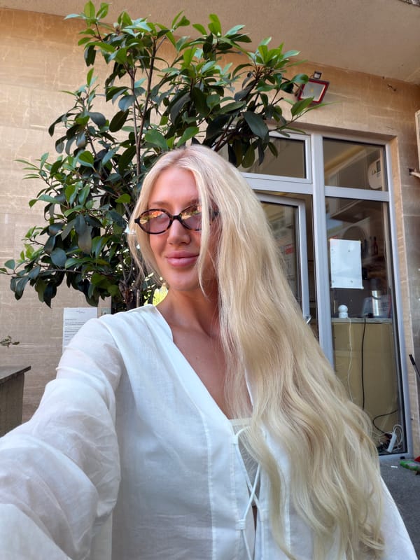 Lazy summer morning at a Budva café, June 2026