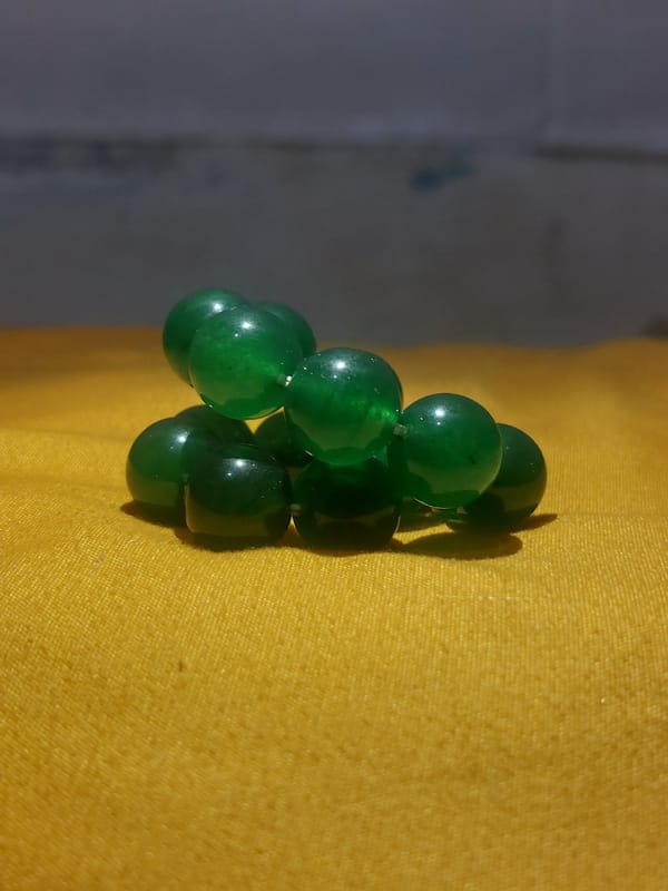 Green beads and ecosystem message documented in Lhokseumawe