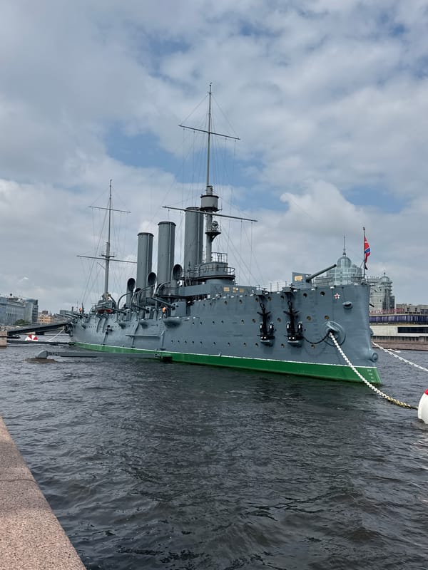 Along the Neva: Aurora, embankments, and river traffic in Saint Petersburg