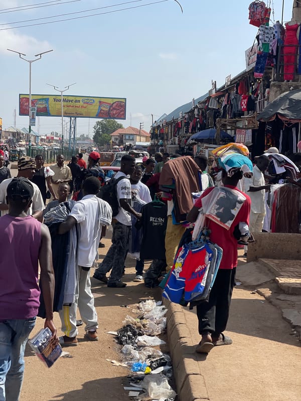 Morning Market Activity Documented in Bukuru Commercial District